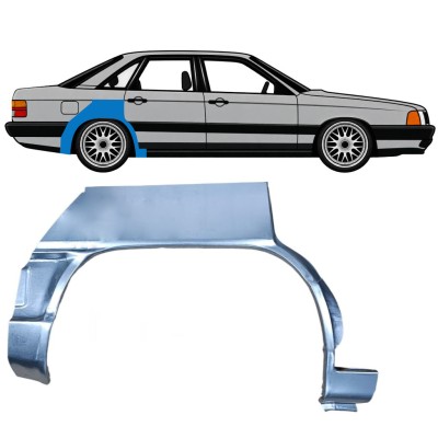 Reperaturka błotnika tylnego do Audi 100 C3 1982-1990 / Prawa 7607