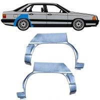 Reperaturka błotnika tylnego do Audi 100 C3 1982-1990 / Lewa+Prawa / Zestaw 9993
