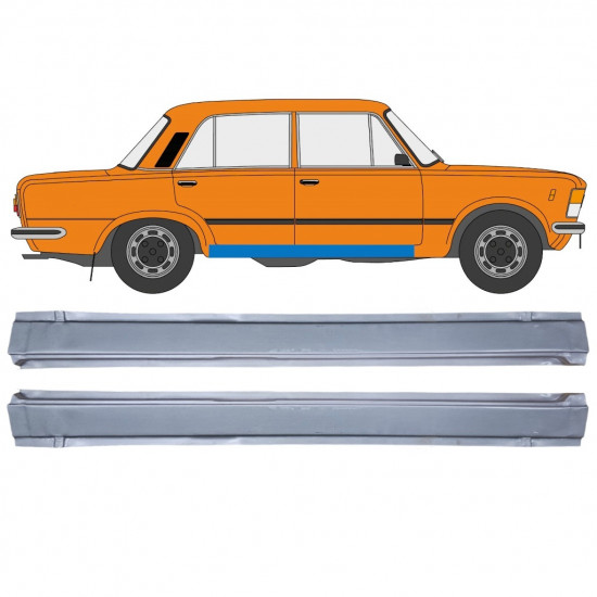 Reperaturka progu do Fiat 125p 1968-1991 / Zestaw 12542