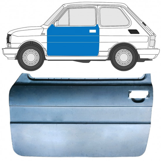 Reperaturka drzwi do Fiat 126p 1985-1994 / Lewa 7571