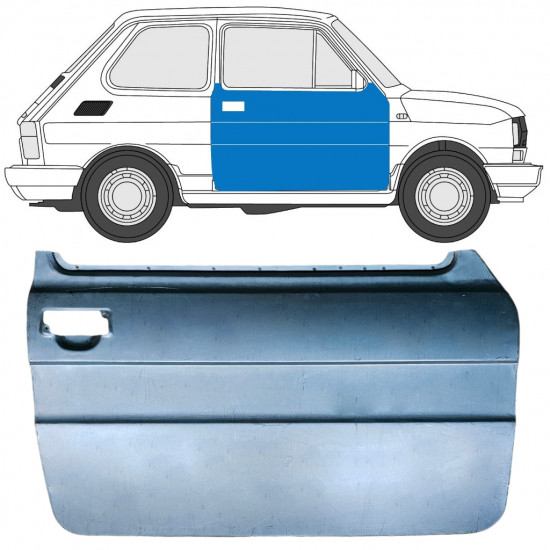 Reperaturka drzwi do Fiat 126p 1985-1994 / Prawa 7570