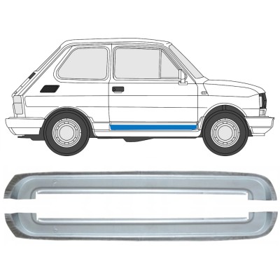 Reperaturka drzwi przednich wewnętrzna do Fiat 126p 1972-2000 / Lewa+Prawa / Zestaw 17265