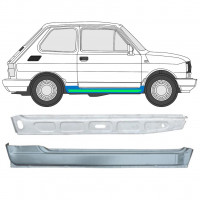 Reperaturka progu wewnętrzna + zewnętrzna do Fiat 126p 1972-2000 / Prawa 11716