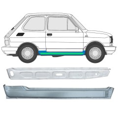 Reperaturka progu wewnętrzna + zewnętrzna do Fiat 126p 1972-2000 / Prawa / Zestaw 11716