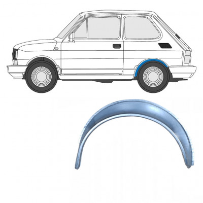 Reperaturka błotnika tylnego do Fiat 126p 1972-2000 / Lewa 7580