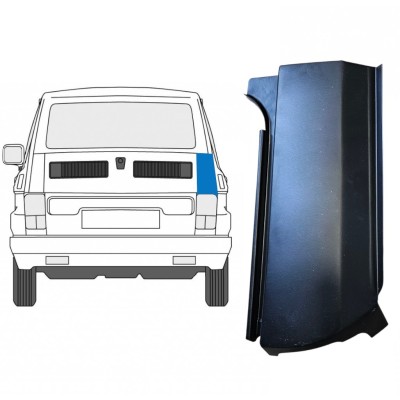 Reperaturka narożnika tylnego do Fiat 126p 1972-2000 / Prawa 14959