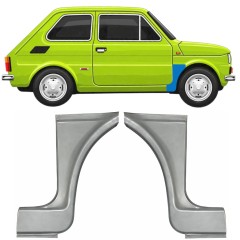 Reperaturka błotnika przedniego do Fiat 126p 1972-1994 ST/FL / Lewa+Prawa / Zestaw 11219