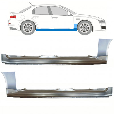 Reperaturka progu + błotnika przedniego do Alfa Romeo 159 2005-2012 / Zestaw 11301