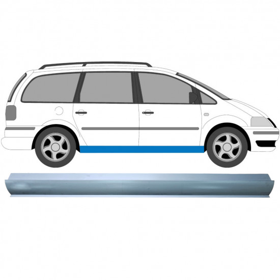 VW SHARAN F GALAXY 1995-2010 REPERATURKA PROGU / PRAWA STRONA = LEWA STRONA