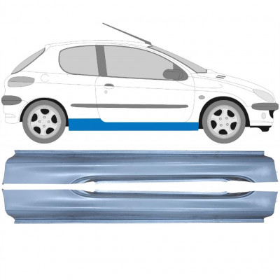 Reperaturka progu do Peugeot 206 1998- / Lewa+Prawa / Zestaw 9248