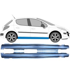 Pełny próg do Peugeot 207 207+ 2006- / Lewa+Prawa / Zestaw 9234
