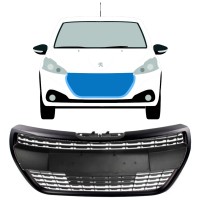 Grill czarny do Peugeot 208 2012-2019 ALLURE / Zestaw 7537