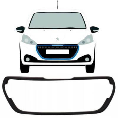 Ramka grilla do Peugeot 208 2015-2019 16199