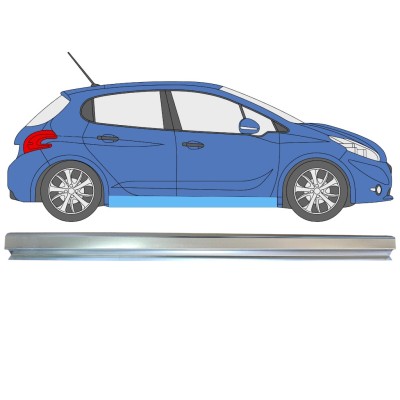 Reperaturka progu do Peugeot 208 2012-2019 / Prawa 16313