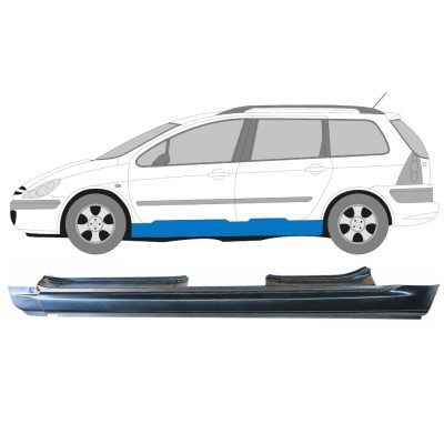 Pełny próg do Peugeot 307 2001-2008 / Lewa / COMBI 16968