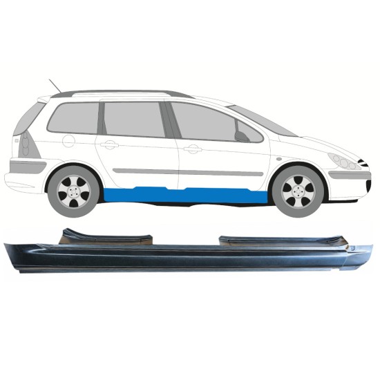 Pełny próg do Peugeot 307 2001-2008 / Prawa / COMBI 16967