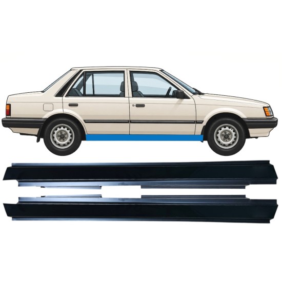 Pełny próg do Mazda 323 BF 1985-1989 / Lewa / Prawa / Lewa+Prawa / Zestaw 12961