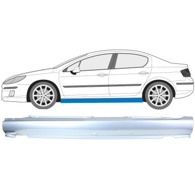 Pełny próg do Peugeot 407 2004-2011 / Lewa 16272