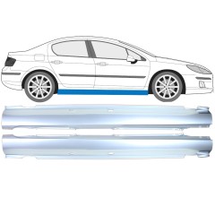 Pełny próg do Peugeot 407 2004-2011 / Lewa+Prawa / Zestaw 16273