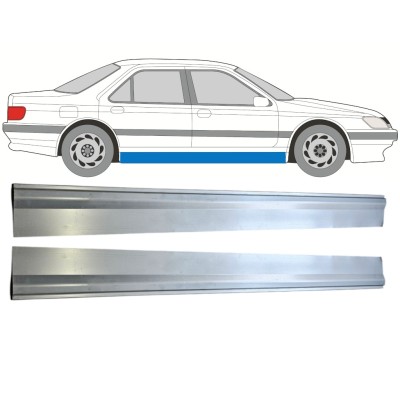Reperaturka progu część dolna do Peugeot 605 1989-1999 / Lewa+Prawa / Zestaw 15219