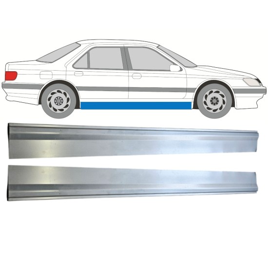 Reperaturka progu część dolna do Peugeot 605 1989-1999 / Lewa+Prawa / Zestaw 15219