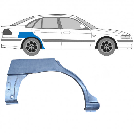 MAZDA 626 1997-2002 REPERATURKA BŁOTNIKA TYLNEGO / PRAWA STRONA