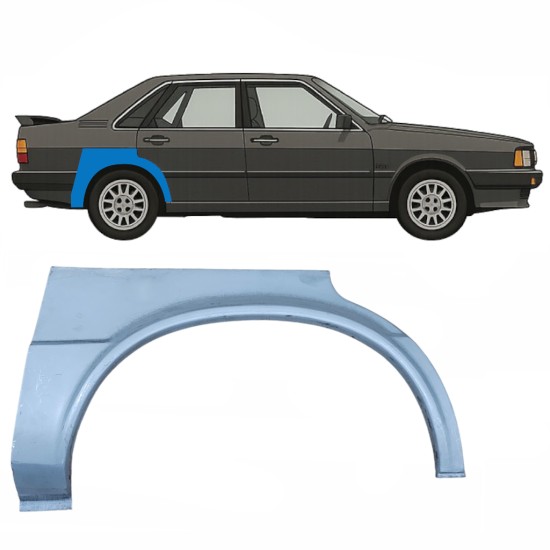 Reperaturka błotnika tylnego do Audi 80 B2 1978-1986 / Prawa 8891