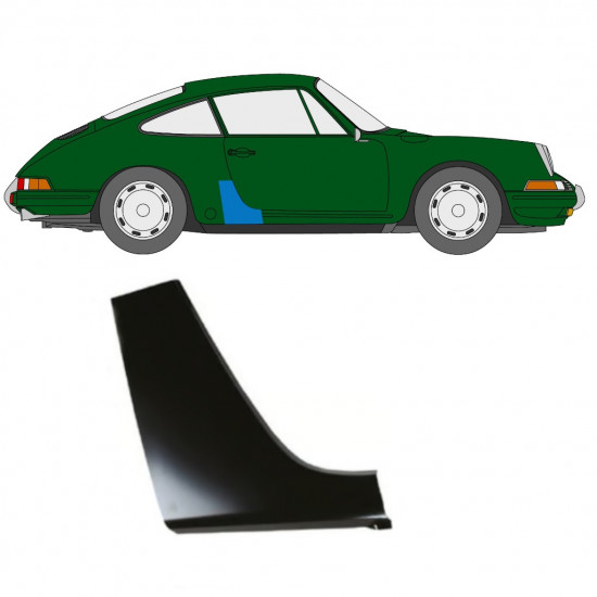 Reperaturka błotnika tylnego do Porsche 911 1964-1989 / Prawa 12712