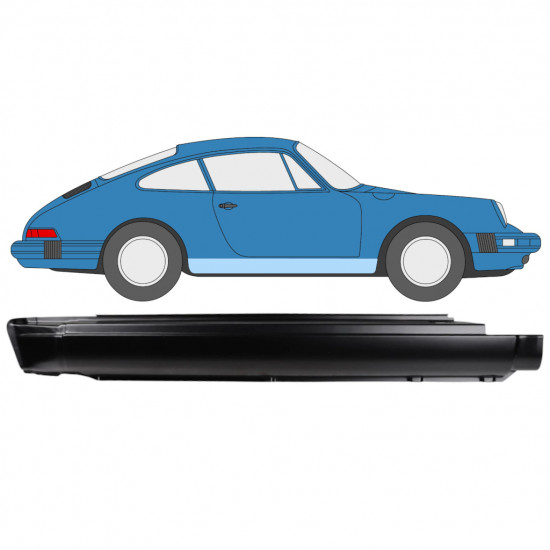 Pełny próg do Porsche 911 1974-1989 / Prawa 12714