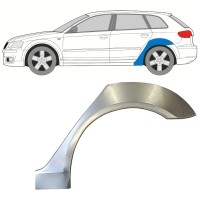 Reperaturka błotnika tylnego do Audi A3 8P 2003-2012 / Lewa 15209