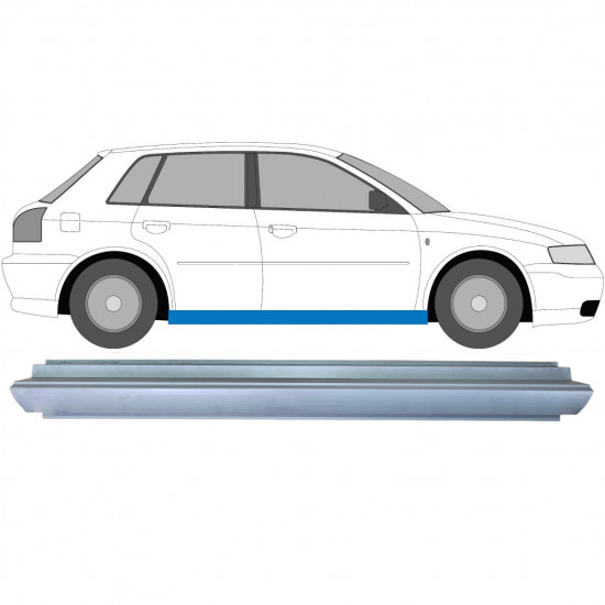 Reperaturka progu do Audi A3 8L 1996-2003 / Lewa = Prawa (symetryczny) 6693