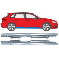 Pełny próg do Audi A3 8V 2012-2020 / Lewa+Prawa / HATCHBACK / Zestaw 17285