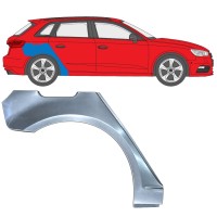 Reperaturka błotnika tylnego do Audi A3 8V 2012-2020 / Prawa / HATCHBACK 17280