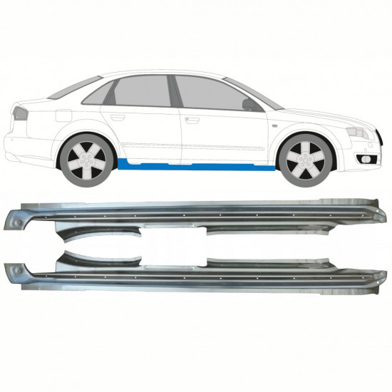 Reperaturka progu do Audi A4 B6 B7 2000-2007 / Lewa+Prawa / Zestaw 10336