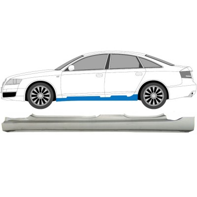 Pełny próg do Audi A6 C6 2004-2010 / Lewa 15034