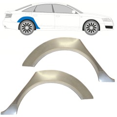 Reperaturka błotnika tylnego do Audi A6 C6 2004-2010 / Lewa+Prawa / Zestaw 14746