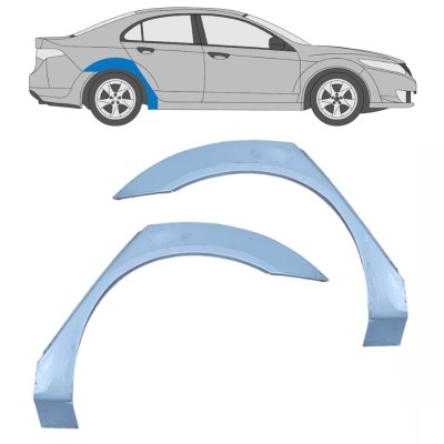 Reperaturka błotnika tylnego do Honda Accord 2008-2016 / Lewa+Prawa / Zestaw 16289