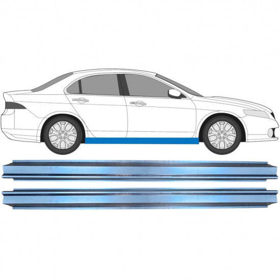 Reperaturka progu do Honda Accord 2002-2008 / Lewa = Prawa (symetryczny) / Zestaw 9603