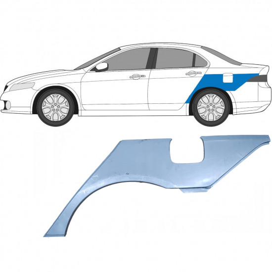 HONDA ACCORD 2002-2008 SEDAN REPERATURKA BŁOTNIKA TYLNEGO / LEWA STRONA