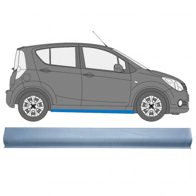 Reperaturka progu do Opel Agila 2008-2015 / Lewa = Prawa (symetryczny) 7599