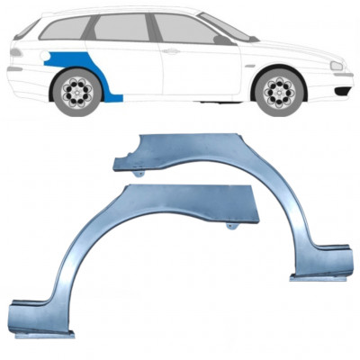 Reperaturka błotnika tylnego do Alfa Romeo 156 1997-2005 / Lewa+Prawa / Zestaw 9437