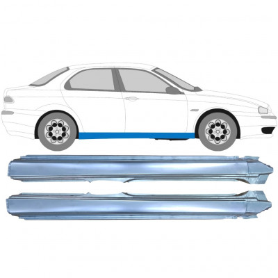 Pełny próg do Alfa Romeo 156 1997-2005 / Lewa+Prawa / Zestaw 9412