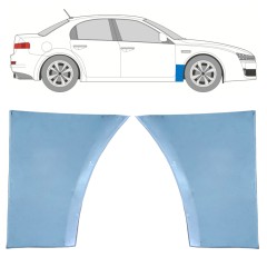Reperaturka błotnika przedniego do Alfa Romeo 159 2005-2012 / Lewa+Prawa / Zestaw 11279