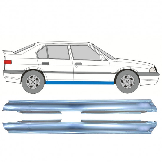 Reperaturka progu do Alfa Romeo 33 1983-1994 / Zestaw 9929