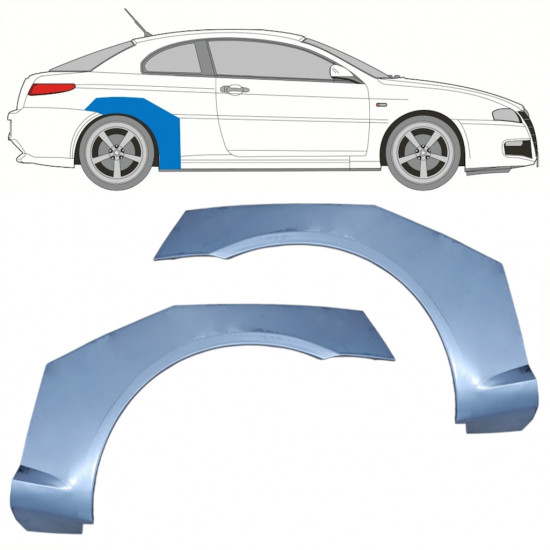 Reperaturka błotnika tylnego do Alfa Romeo Gt 2003-2010 / Zestaw 10359