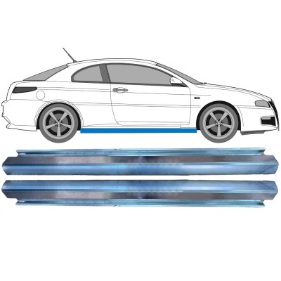 Reperaturka progu do Alfa Romeo GT 2003-2010 / Lewa+Prawa / Zestaw 16150