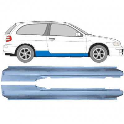 Reperaturka progu do Nissan Almera 1995-2000 / Lewa+Prawa / Zestaw 10608