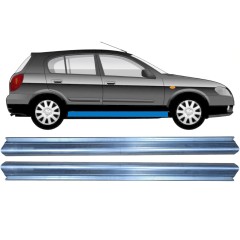 Reperaturka progu do Nissan Almera N16 1999-2007 / Lewa = Prawa (symetryczny) / Zestaw 10493
