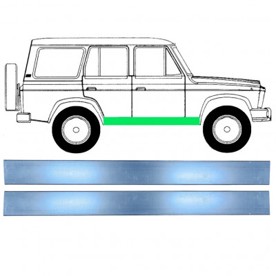 ARO 246 1972-2006 WEWNĘTRZNY ŚRODKOWY PRÓG / PRAWA STRONA + LEWA STRONA / ZESTAW