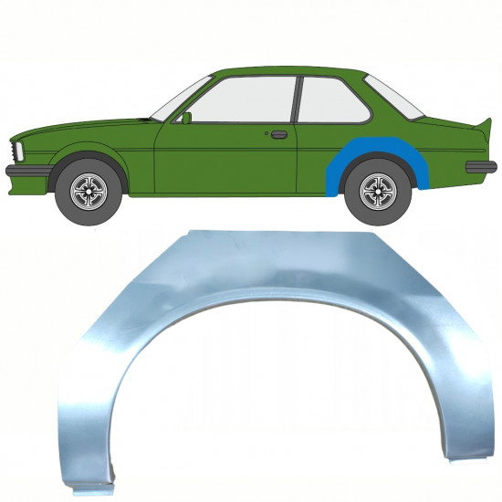 Reperaturka błotnika tylnego do Opel Ascona B 1975-1981 / Lewa 8789